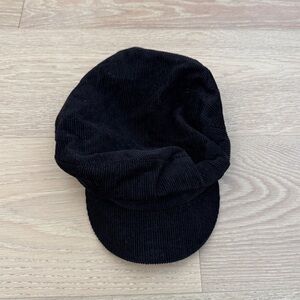 Zara Black Corduroy Hat